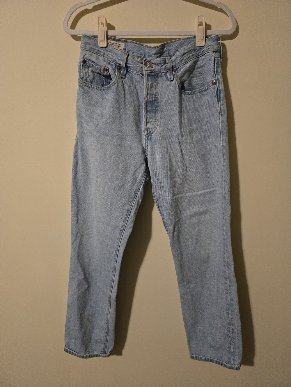 Levis 501 Lightwash Jeans